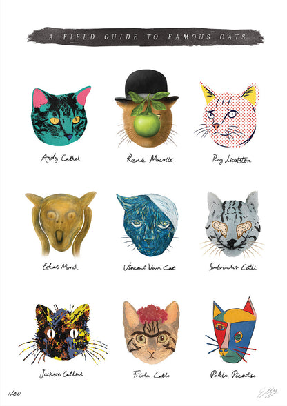 A Field Guide To Famous Cats | Limited Edition